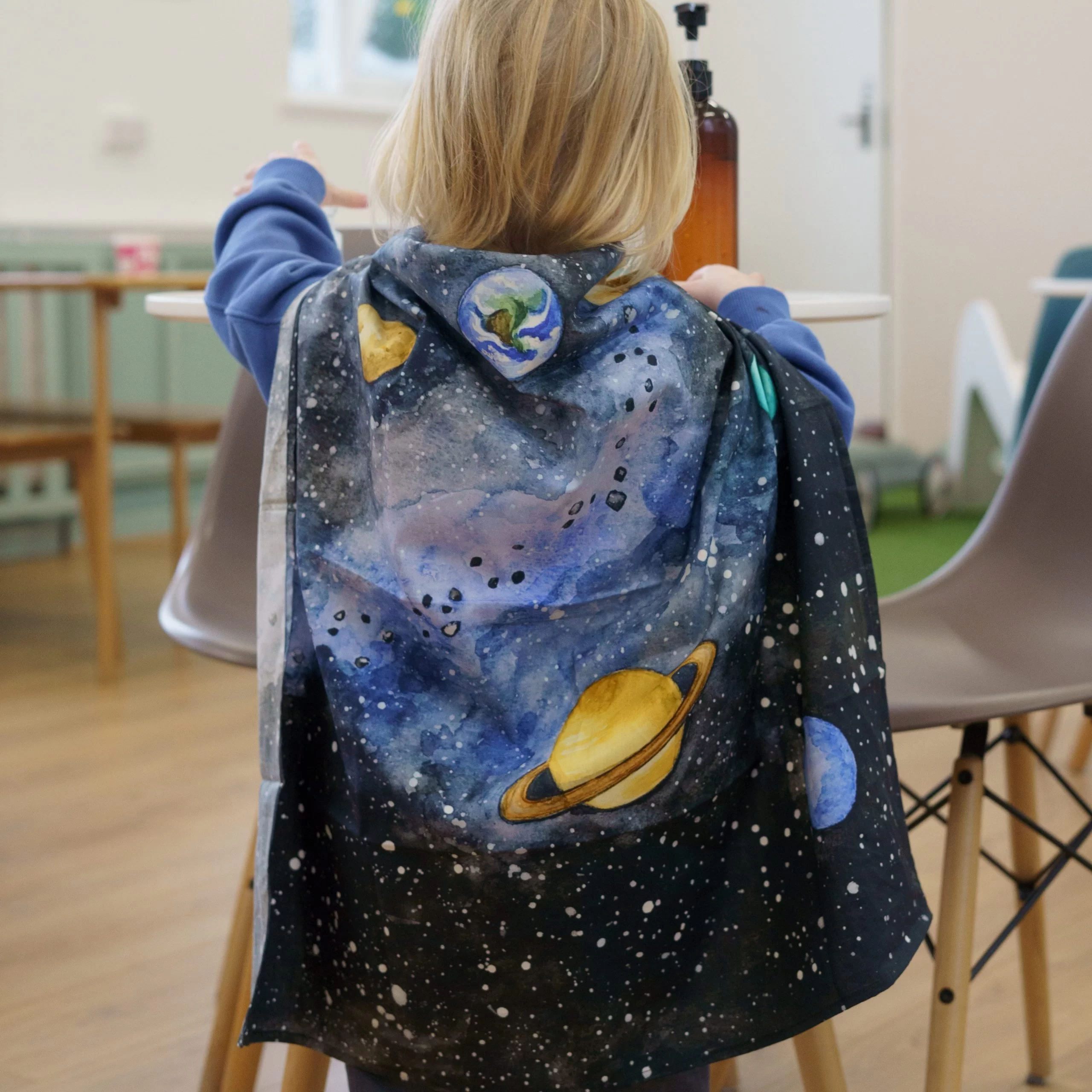 Wonderie Sistema Solare telo gioco cotone bio 100x100