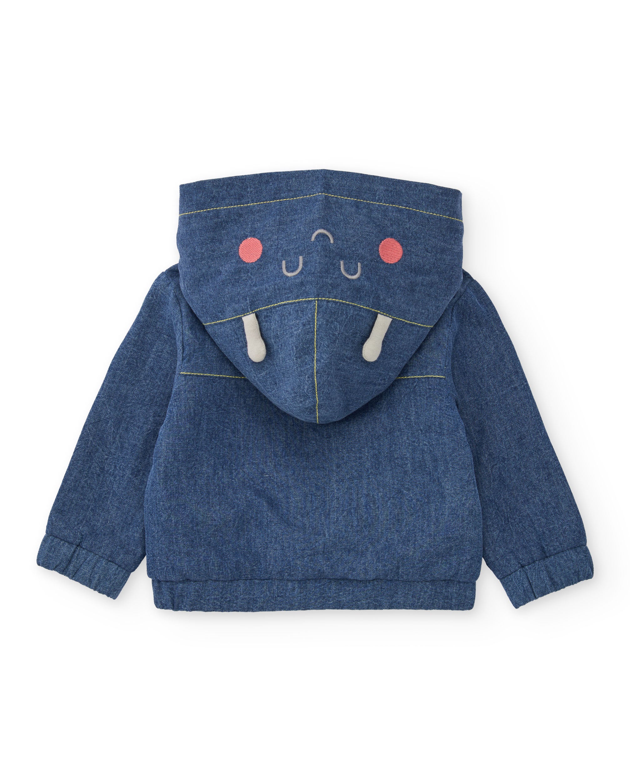 Tuc Tuc giacca jeans neonato con cappuccio zip