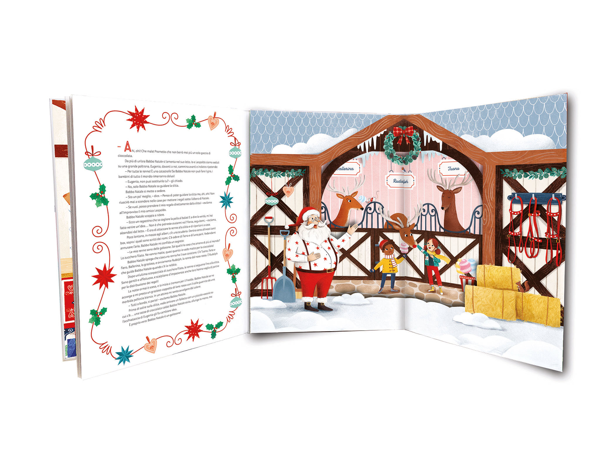 Emme Edizioni Benvenuti da Babbo Natale Libro Pop-up