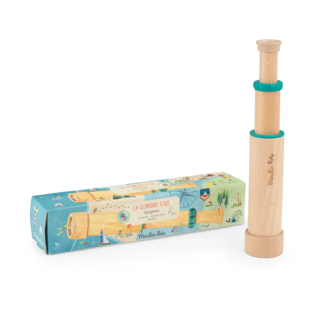 Moulin Roty Le Jardin cannocchiale legno 20x