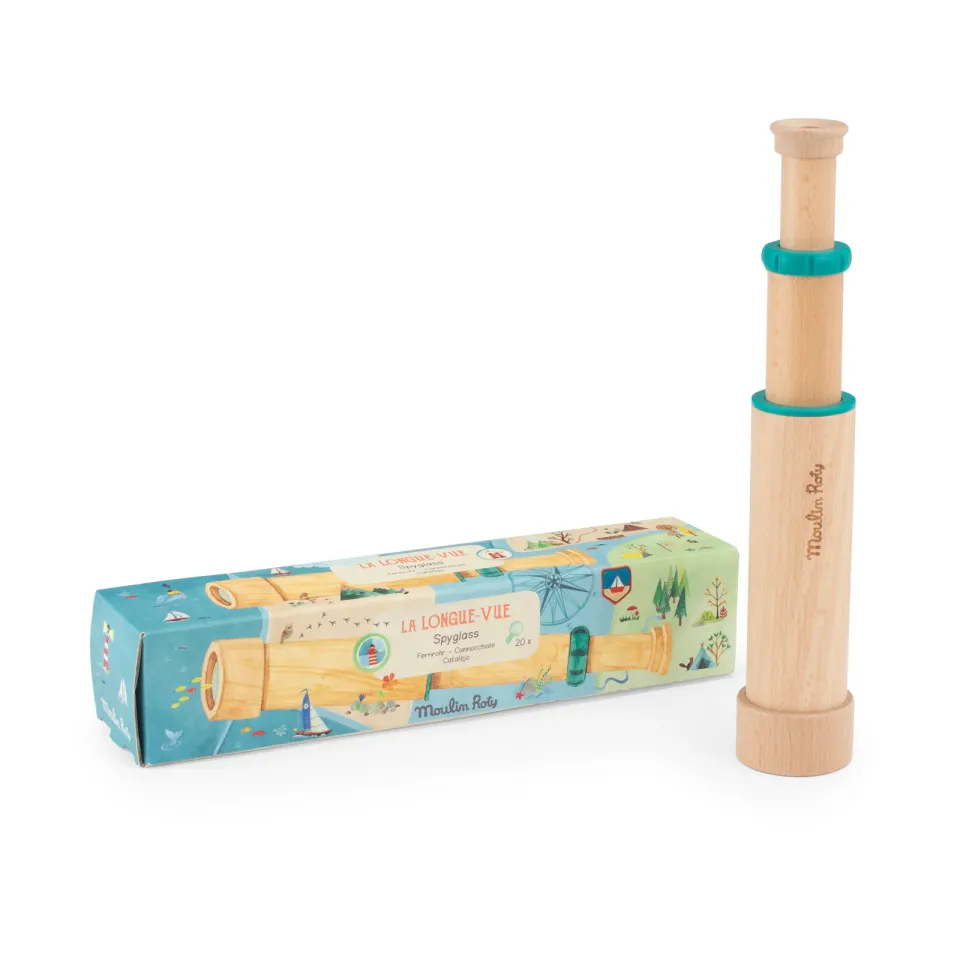 Moulin Roty Le Jardin cannocchiale legno 20x