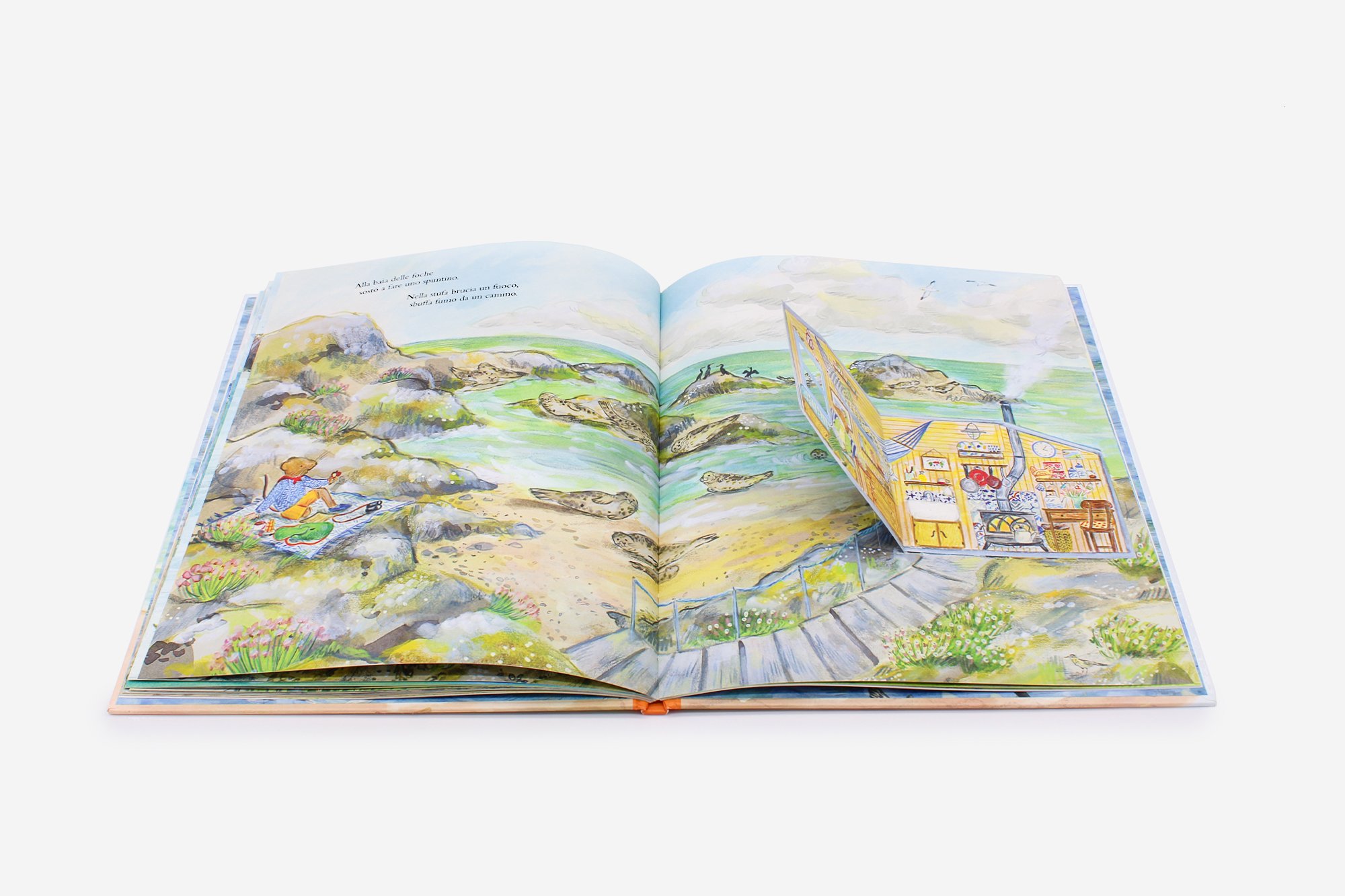 Ippocampo Il mare di Topino libro finestrelle 3-6 anni