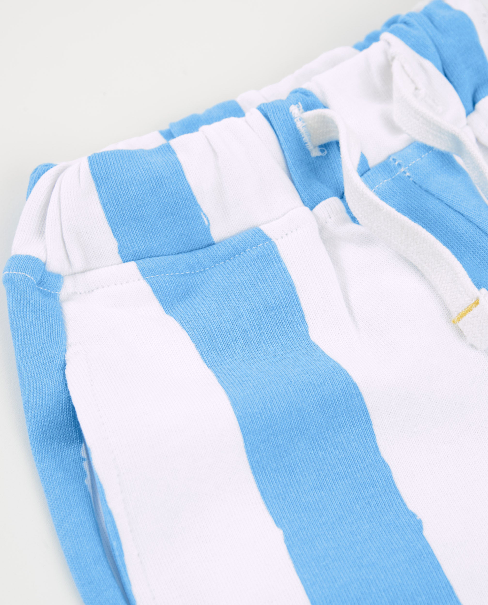 Tuc Tuc bermuda bambino blu righe ricamo granchio