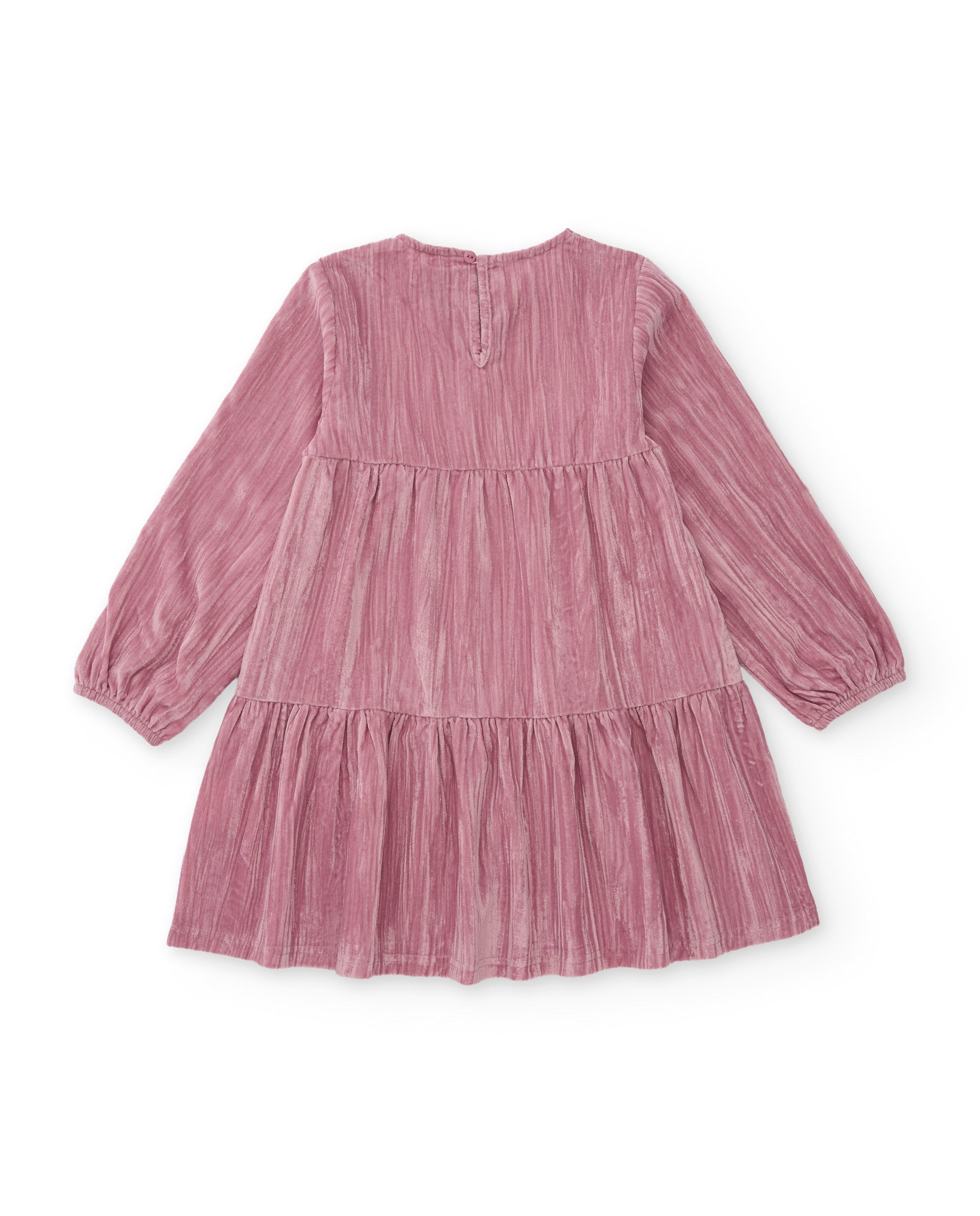 Tuc Tuc vestito bambina raso volant rosa
