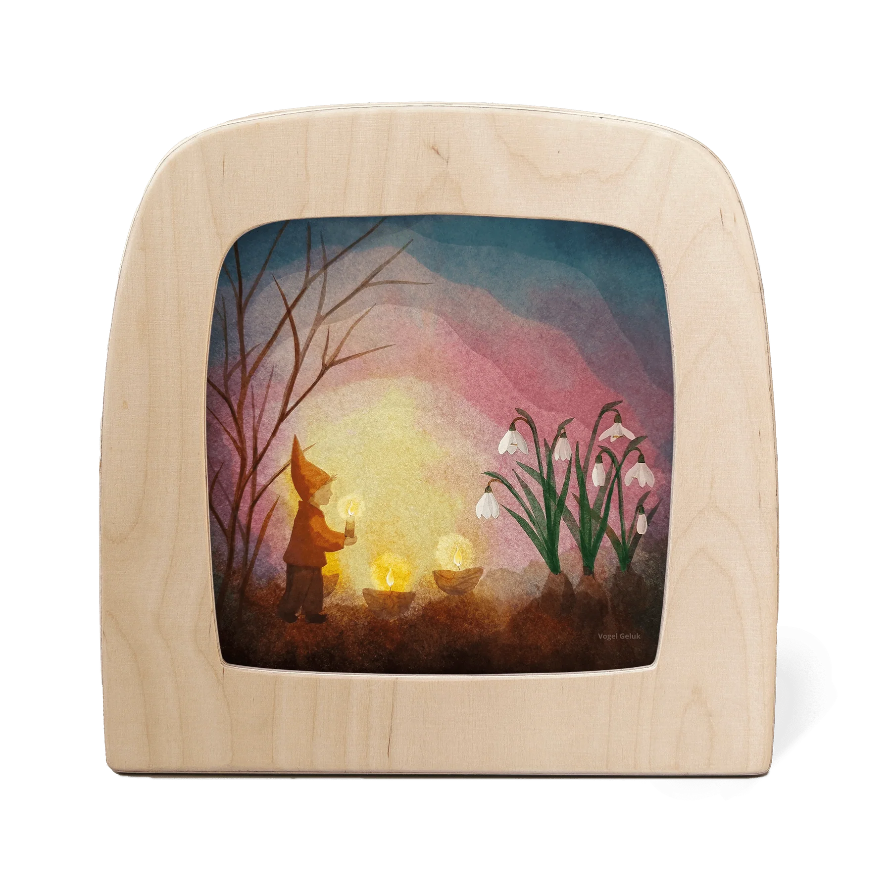 Toverlux Vogel Geluk Kindling Spring trasparenza lampada
