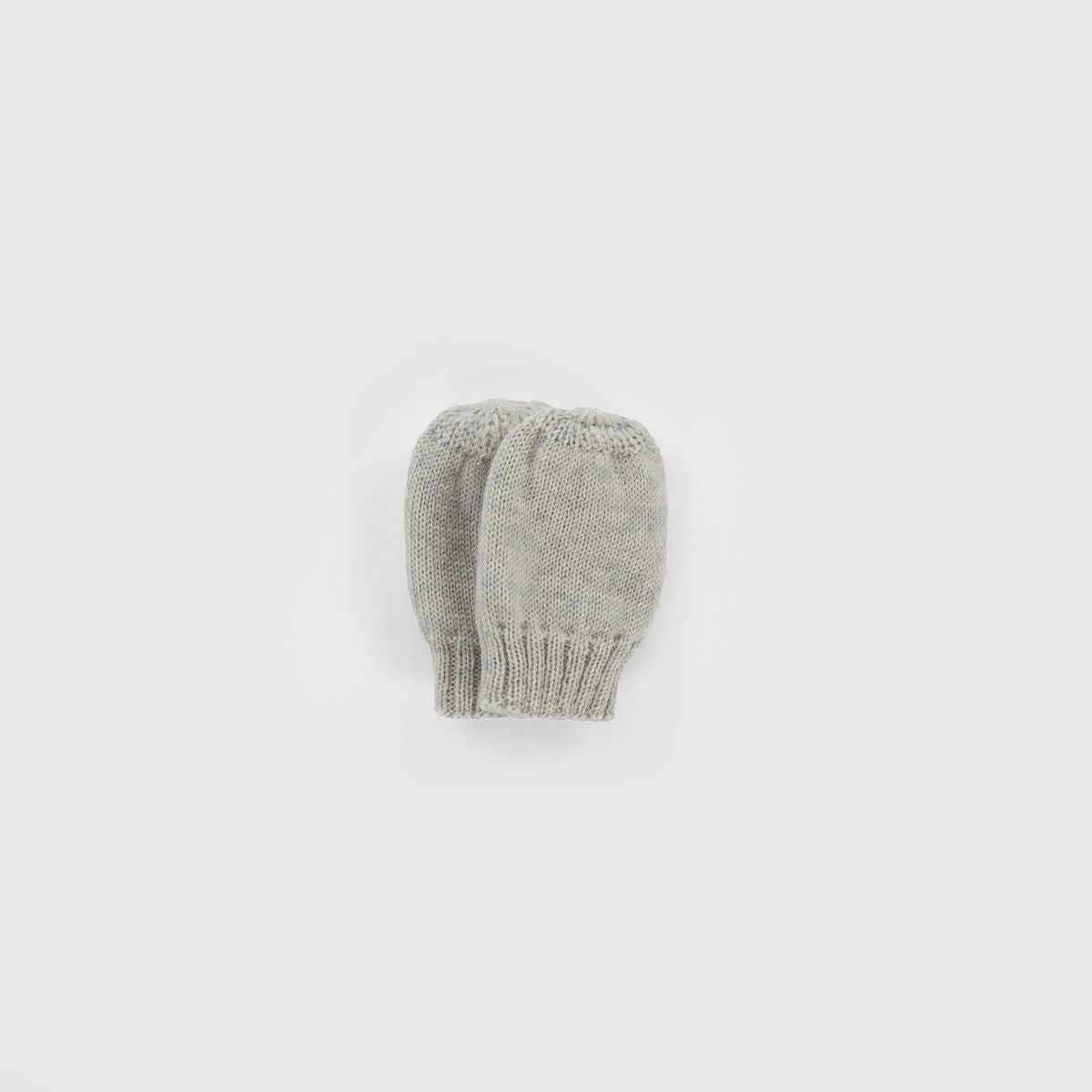 Kico Label guanti merino beige 0-6 mesi muffole neonato