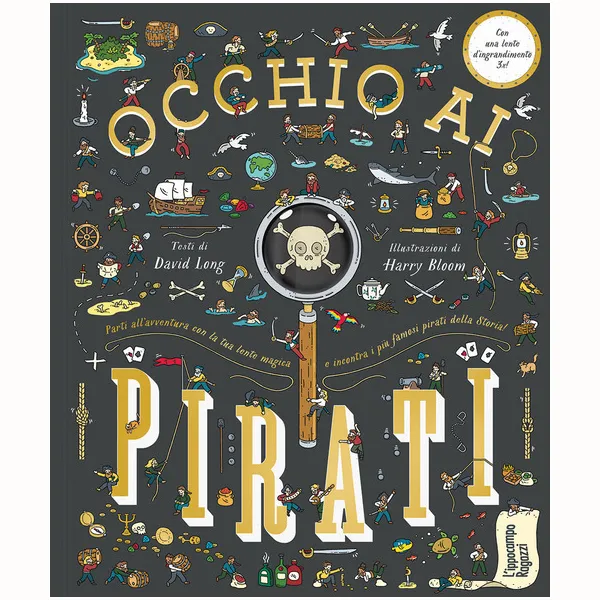 L'Ippocampo Occhio ai pirati libro osserva e trova