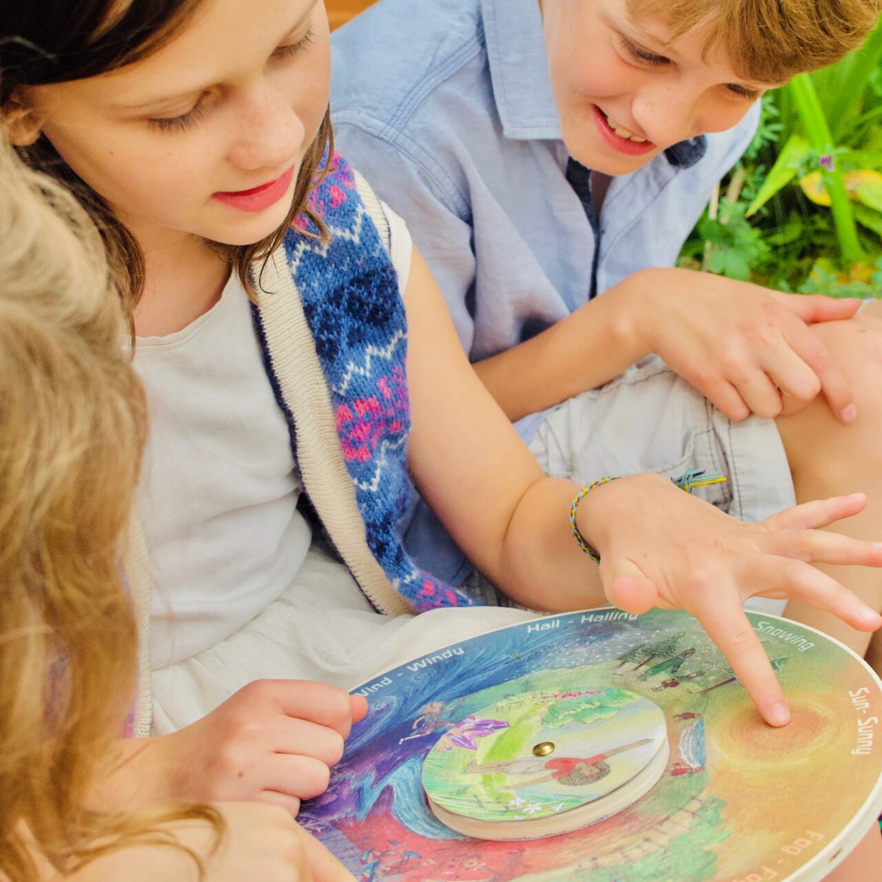 Wilded Family Ruota Meteo tavola legno senza plastica
