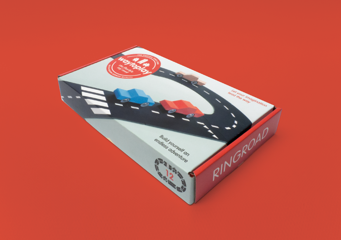 Waytoplay Ringroad pista flessibile 12 pezzi 170 cm