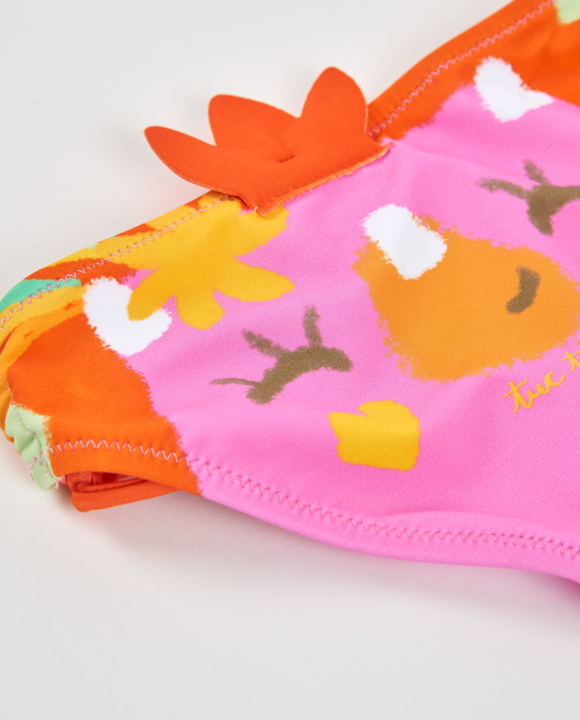 Tuc Tuc slip costume bambina rosa stampa multicolore