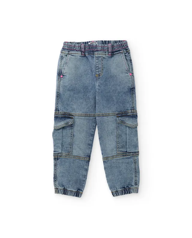 Tuc Tuc jeans bambina cargo tasche laterali