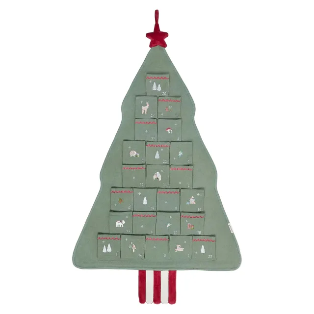 Avery Row Albero calendario avvento appendere cotone 24 tasche