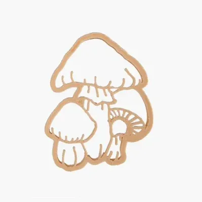 Kinfolk fungo formina eco cutter pasta modellabile