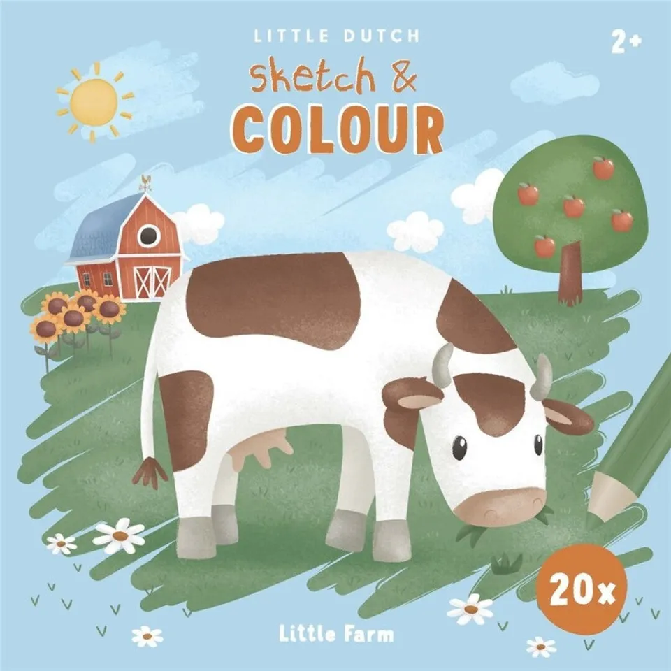 Little Dutch Little Farm libro da colorare 24 pagine fattoria