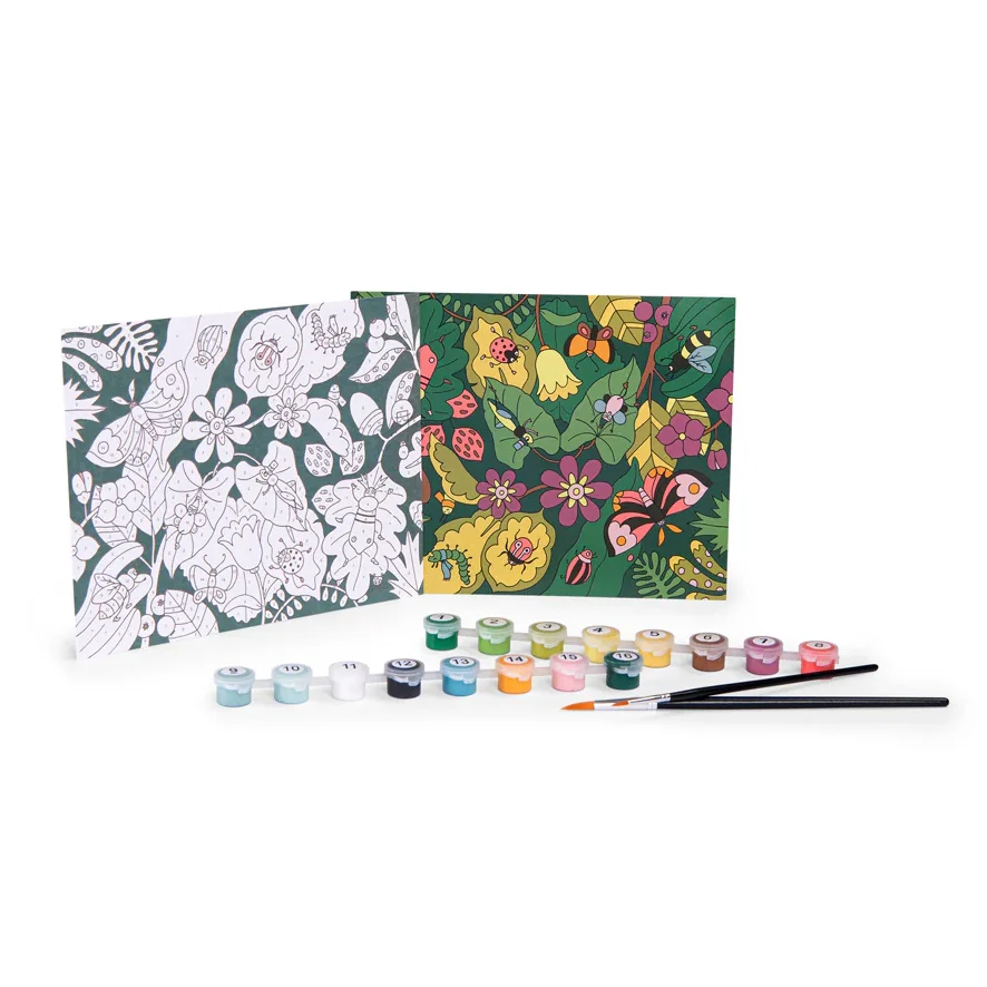 Moulin Roty Le Jardin Botanista pittura con numeri