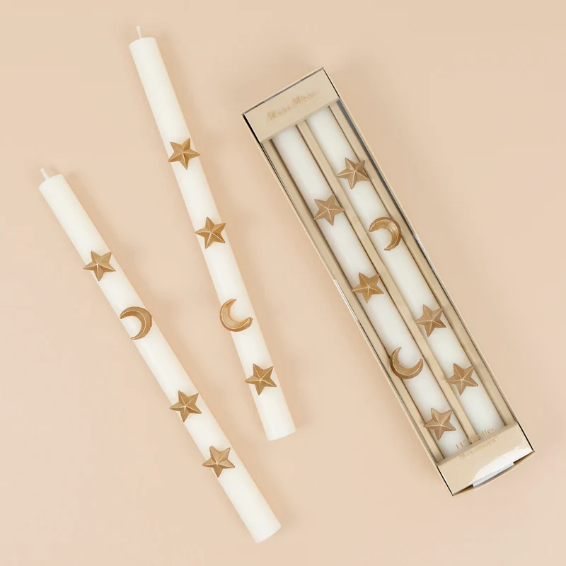 Meri Meri Celestial set 2 candele avorio 279 mm