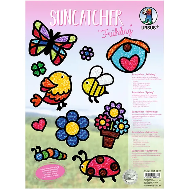 URSUS Trasparenze Primavera Kit Creativo 28 Fogli Carta