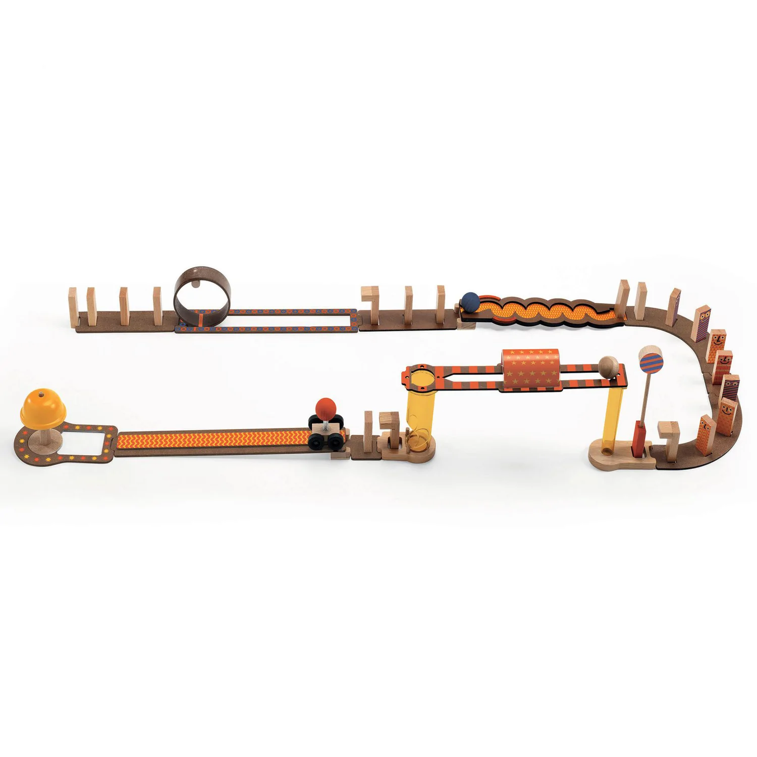 Djeco Zig & Go Magic Junior pista 42 pezzi legno