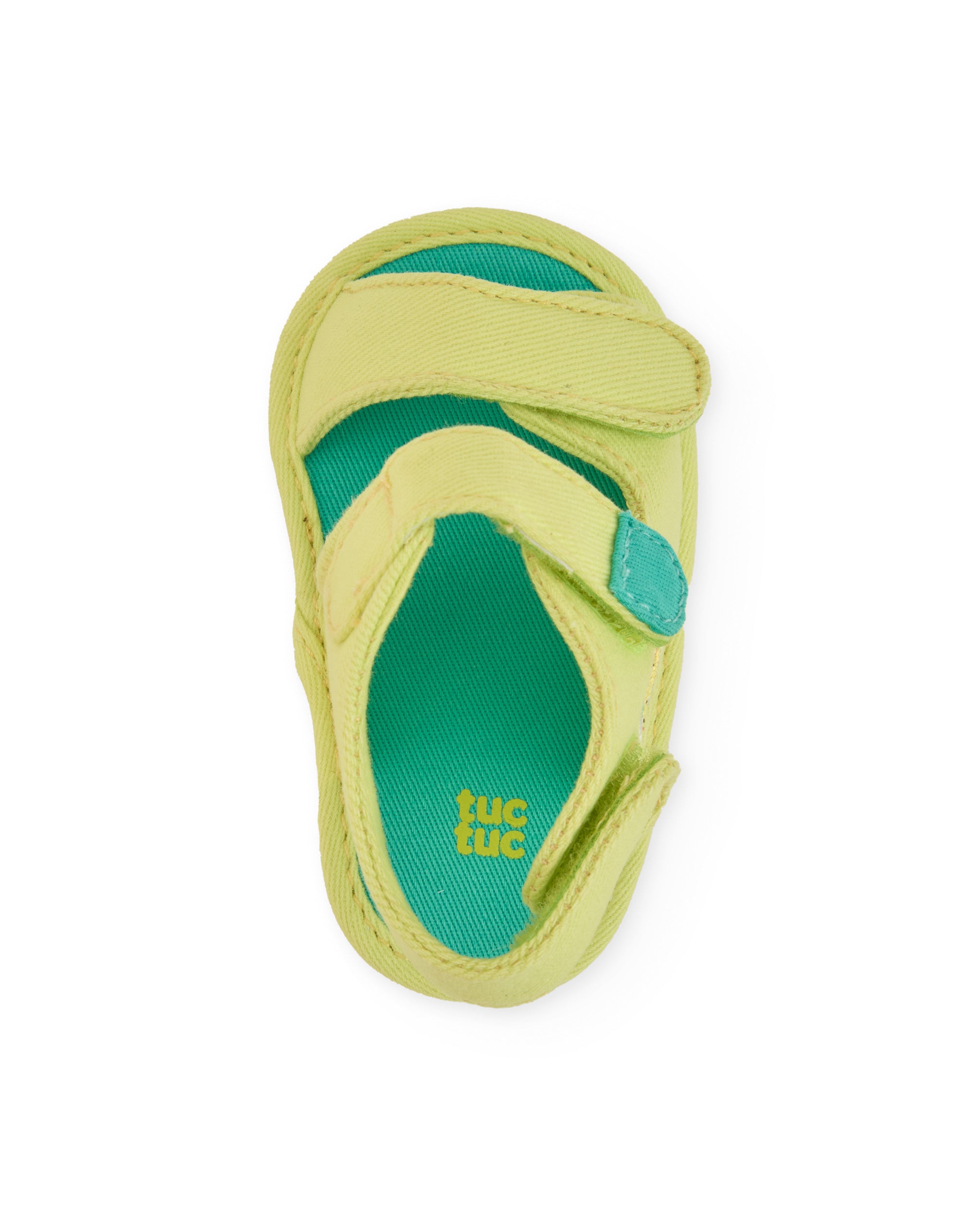 Tuc Tuc sandali neonato verdi con velcro primi passi