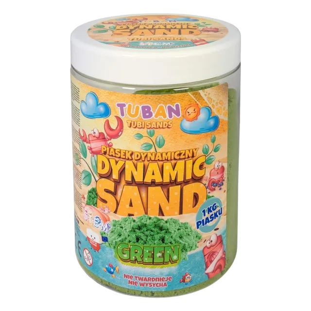 Tuban Sabbia cinetica verde 1 kg modellabile