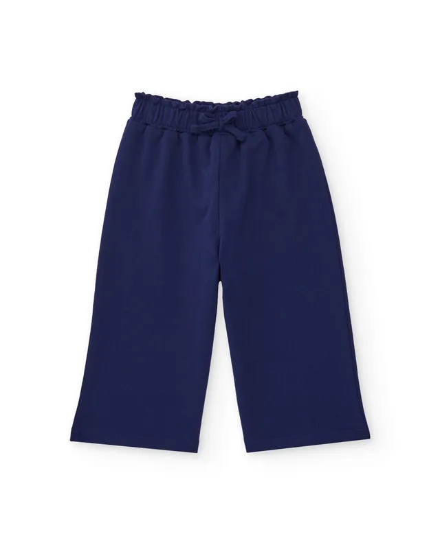 Tuc Tuc Pantaloni Culotte Bambina Blu fiocco