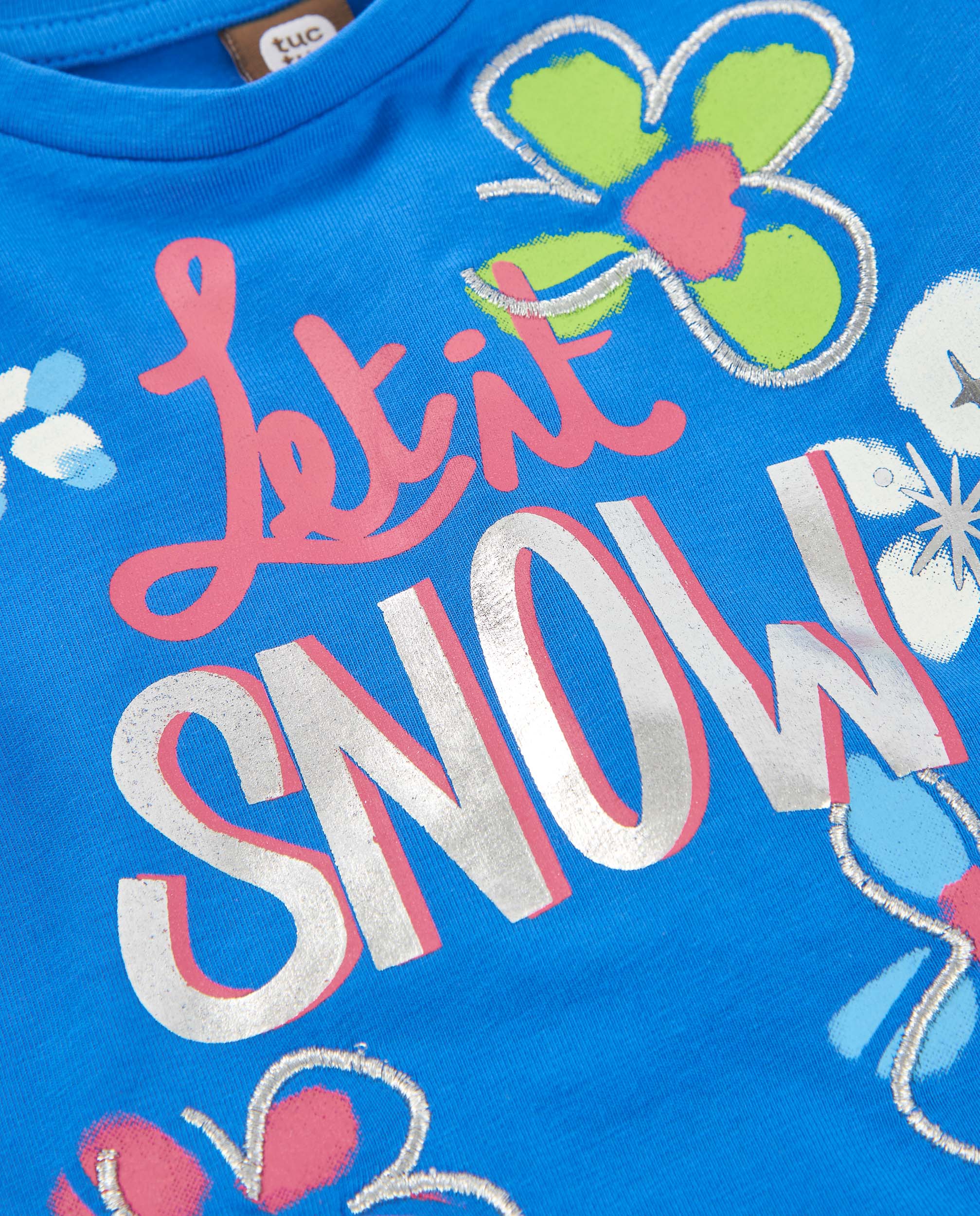 Tuc Tuc Polar Friends t-shirt bambina blu fiori