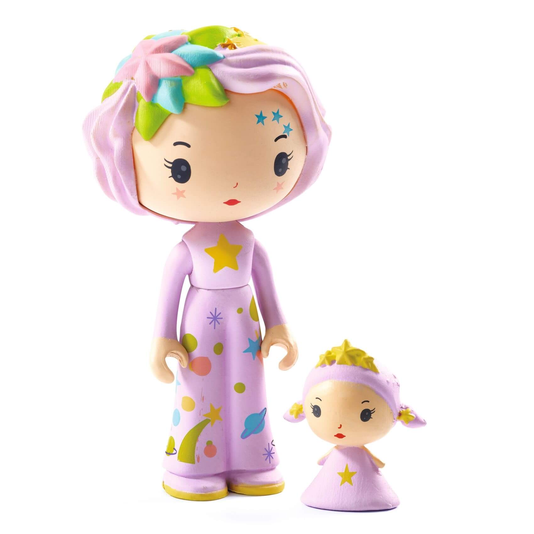 Djeco Tinyly Violet & Fleur Figure in Vinile Cameretta