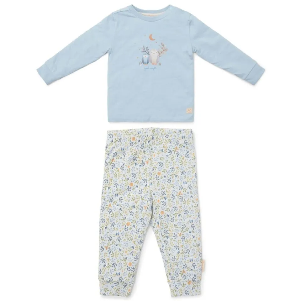 Little Dutch Forest Friends pigiama bimbo blu 2 pezzi bio