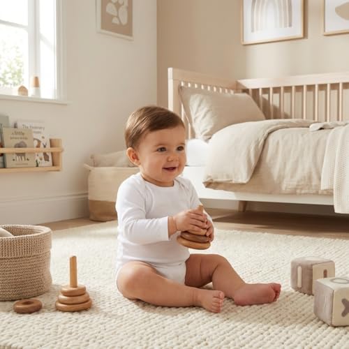 Babidu body manica corta cotone bianco 9-12 mesi