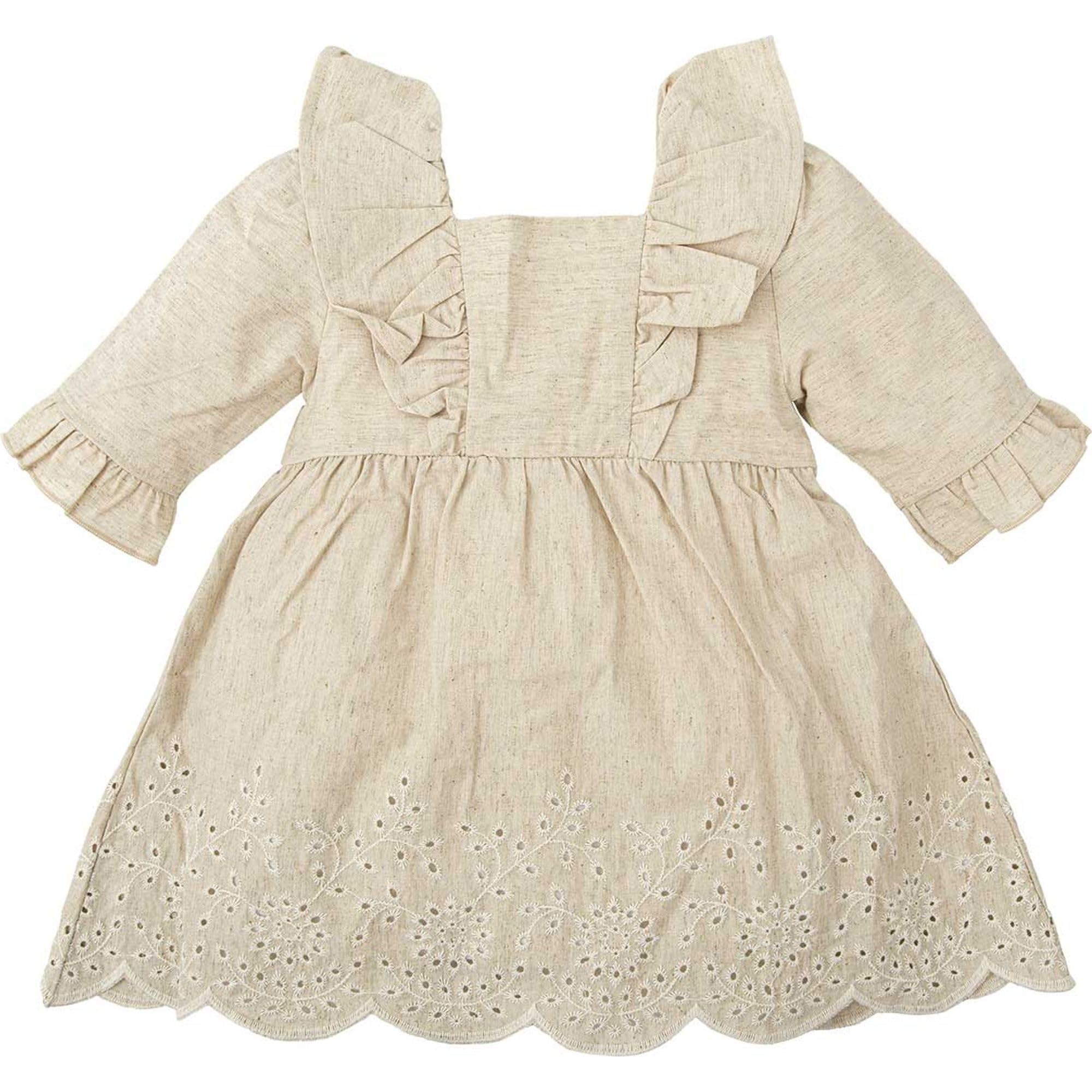 Babidu vestito bambina estivo 100% cotone floreale