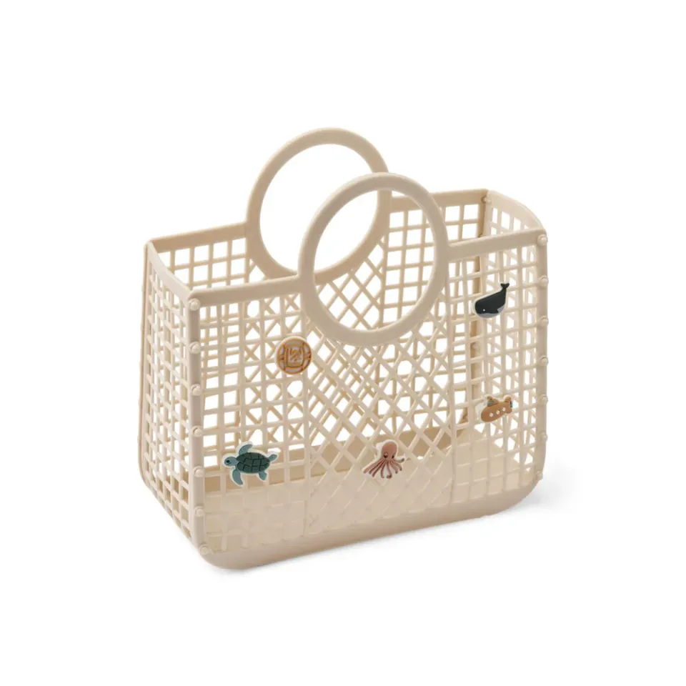 Liewood Samantha borsa mare sabbia con charms
