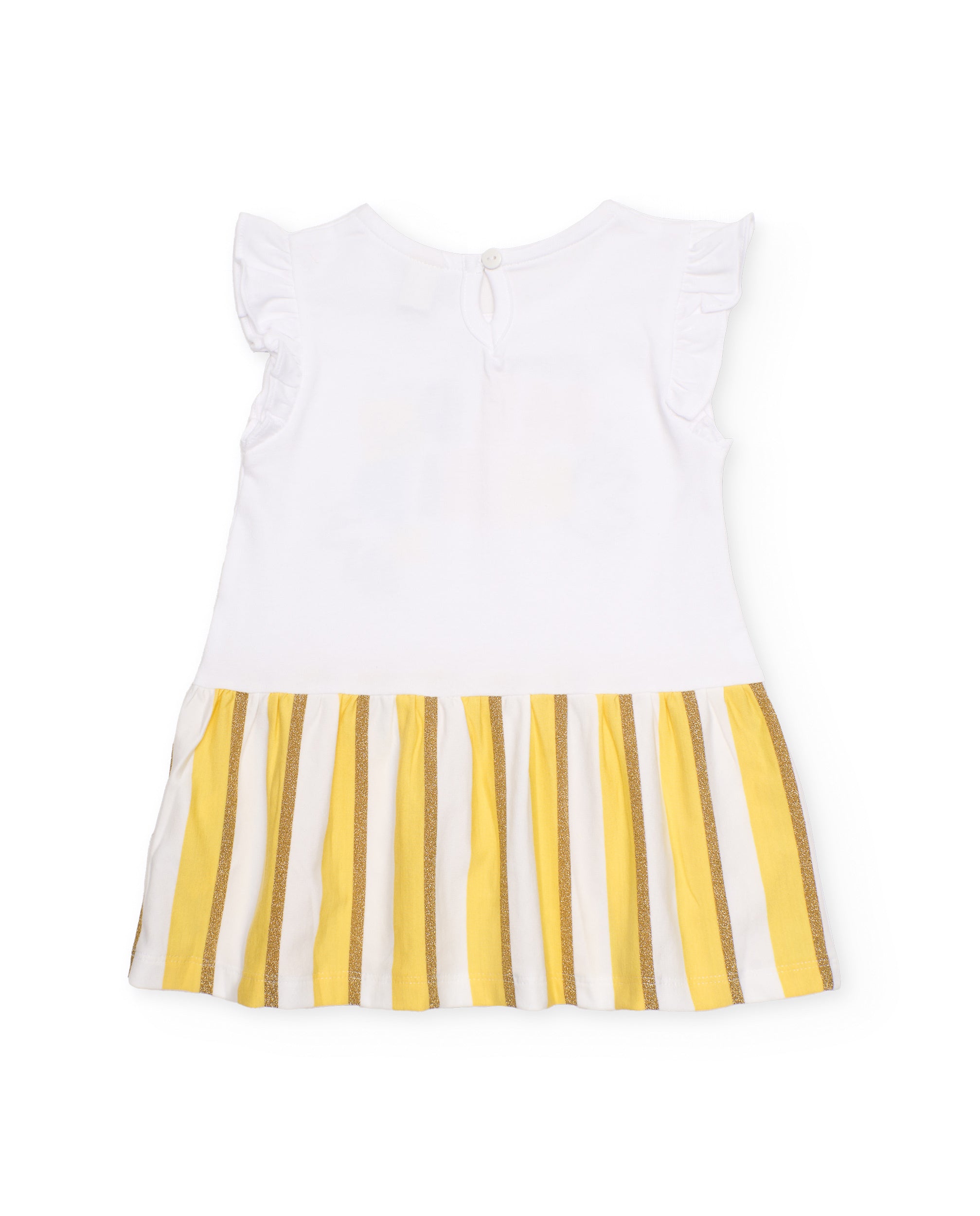 Tuc Tuc vestito bambina a righe gialle