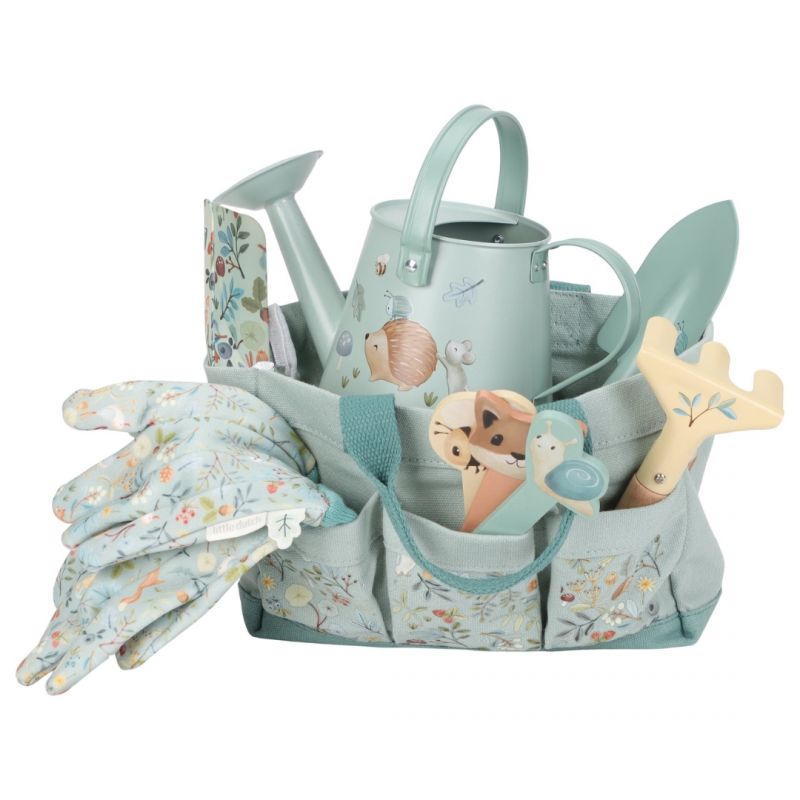 Little Dutch Set Giardinaggio 10 Pezzi Borsa Forest Friends