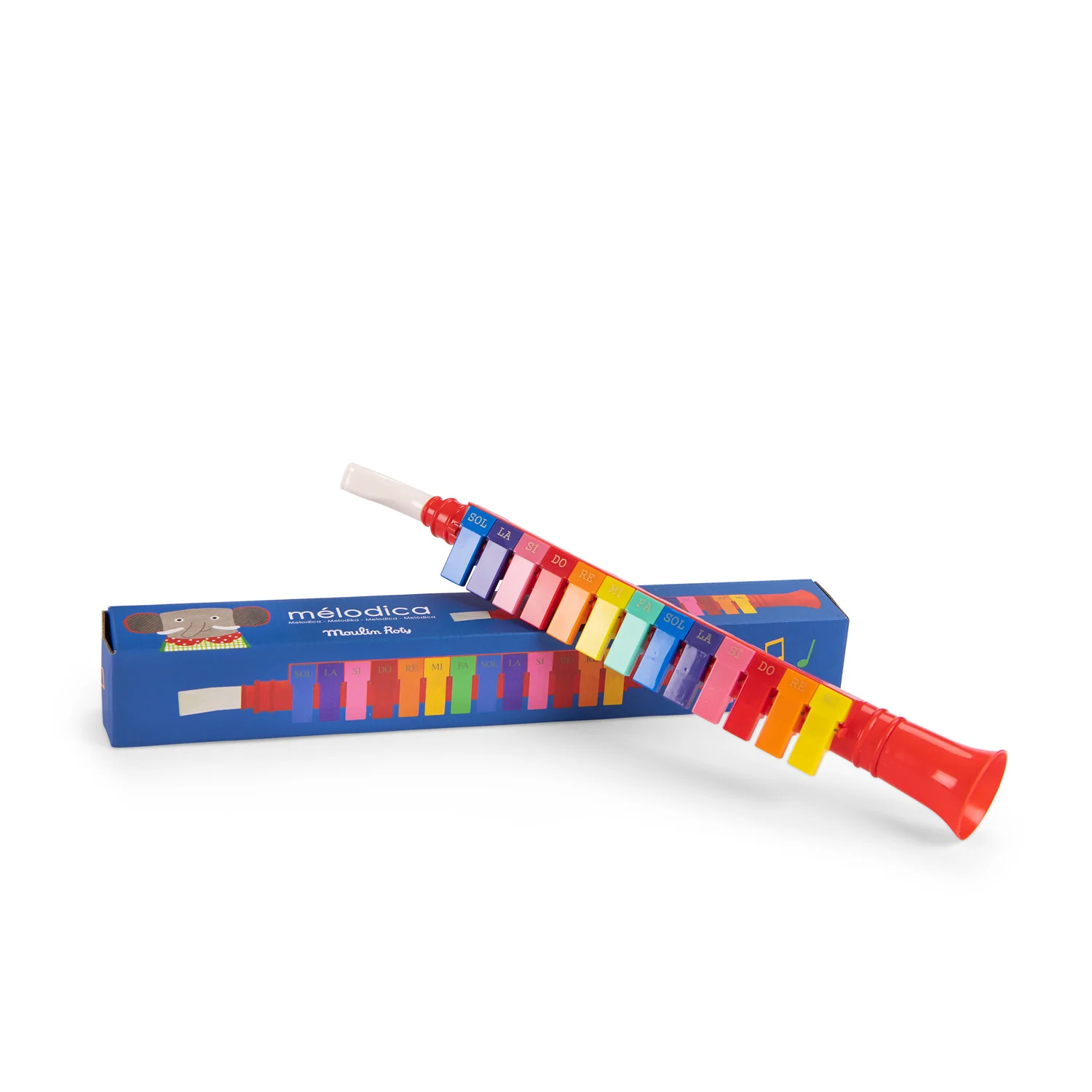 Moulin Roty Les Popipop melodica bambini 42 cm