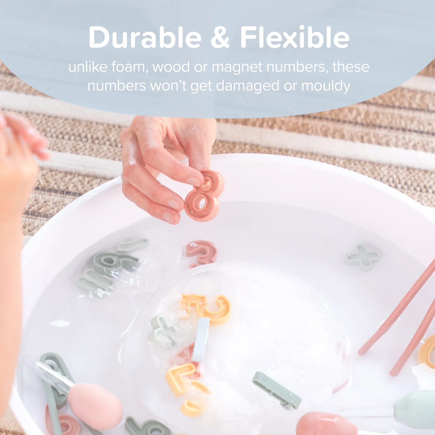 Inspire My Play Set 20 numeri simboli gioco silicone