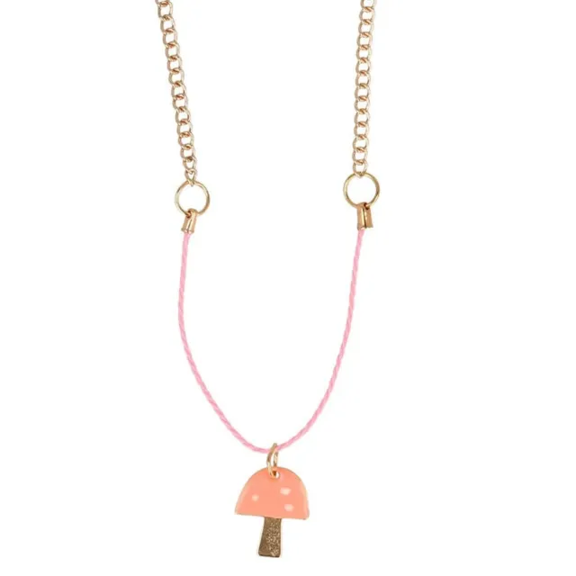 Meri Meri funghetto collana smaltata oro