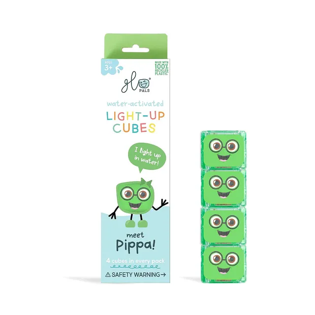 Glo Pals Pippa Cubi Luminosi Verde 4 Pezzi sensoriali