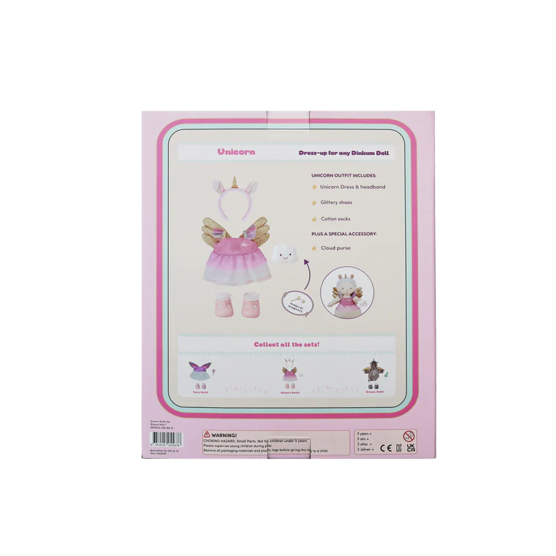 OlliElla Dinkum Dolls Unicorn Outfit vestito unicorno