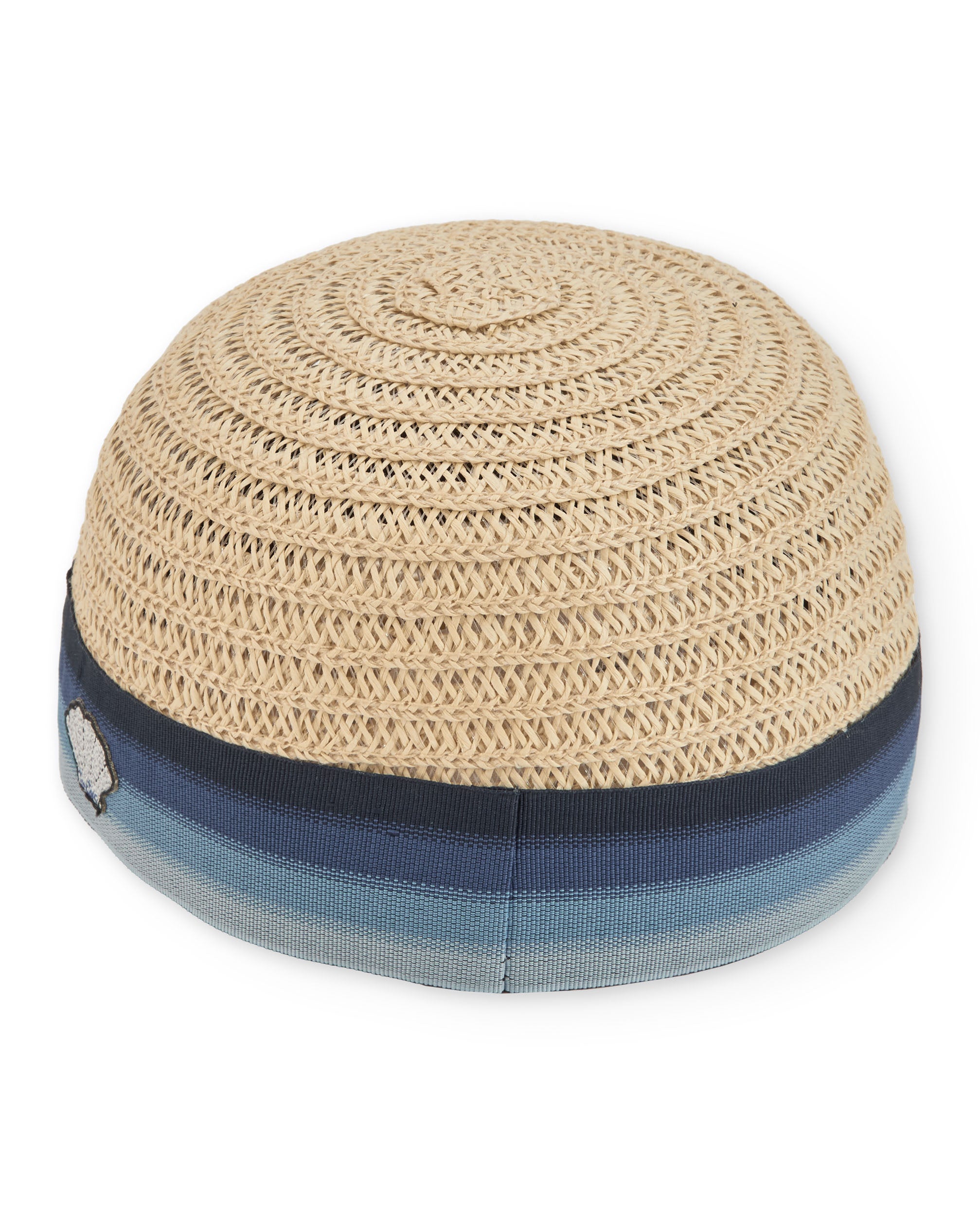Tuc Tuc cappello tessuto nastro beige