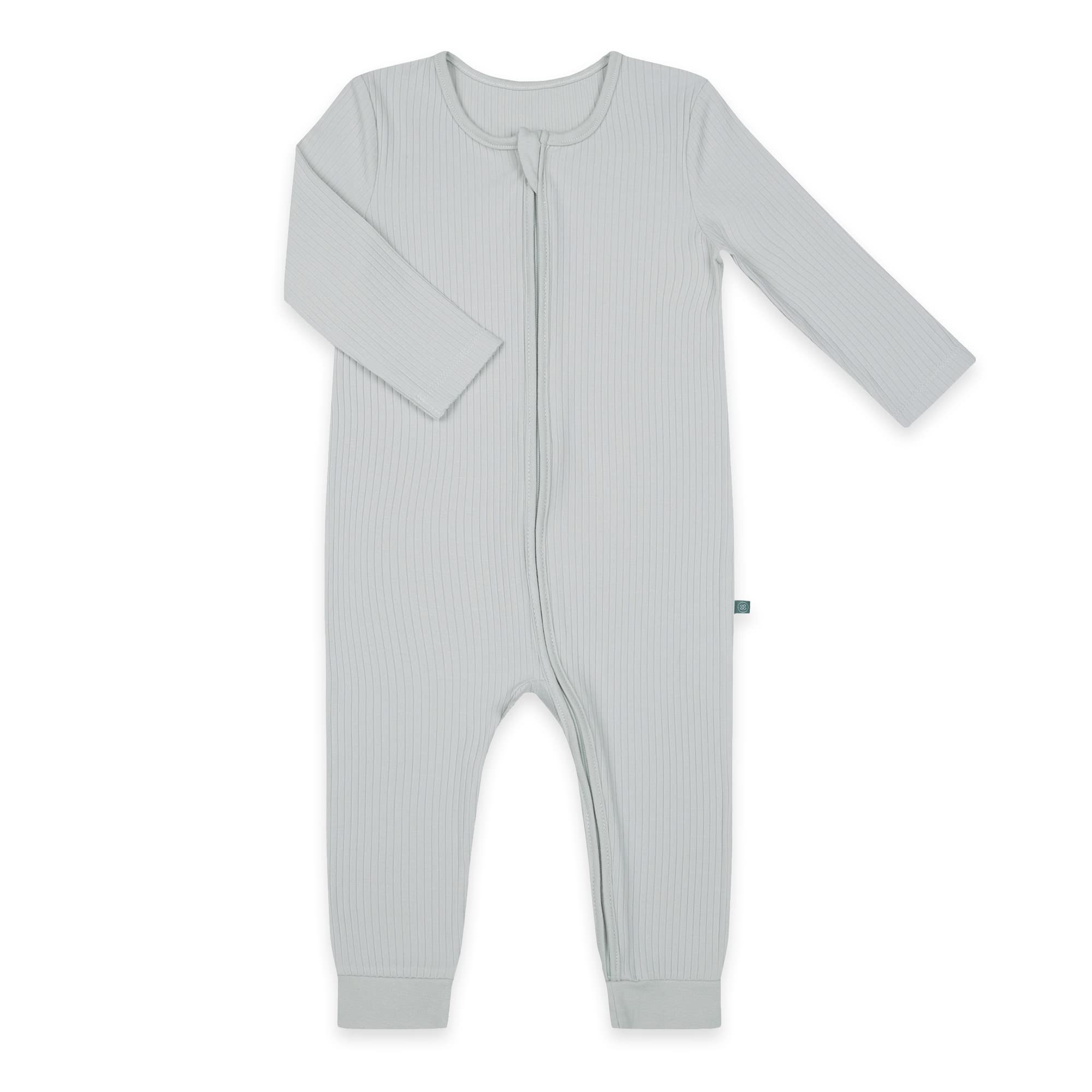 emma & noah pigiama neonato senza piedi grigio costine