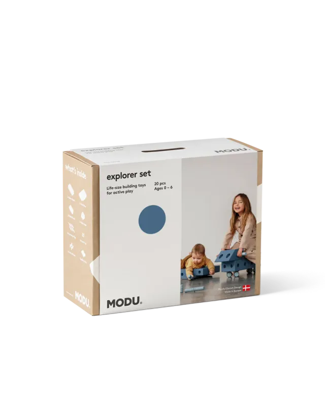 Modu Explorer Set Blue-Sky gioco costruzioni 20 pezzi