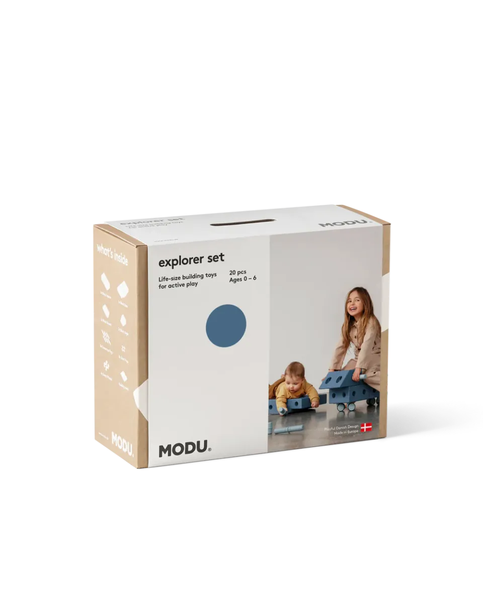 Modu Explorer Set Blue-Sky gioco costruzioni 20 pezzi