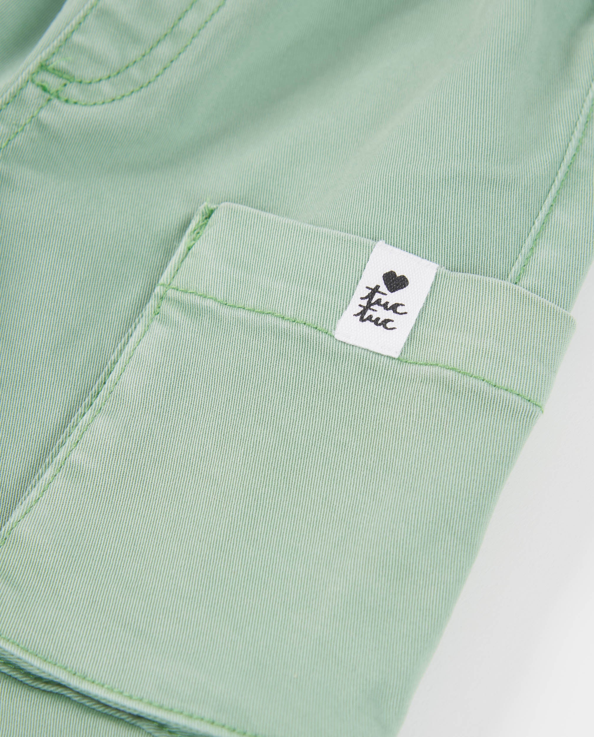 Tuc Tuc pantalone cargo bambina verde tasche laterali