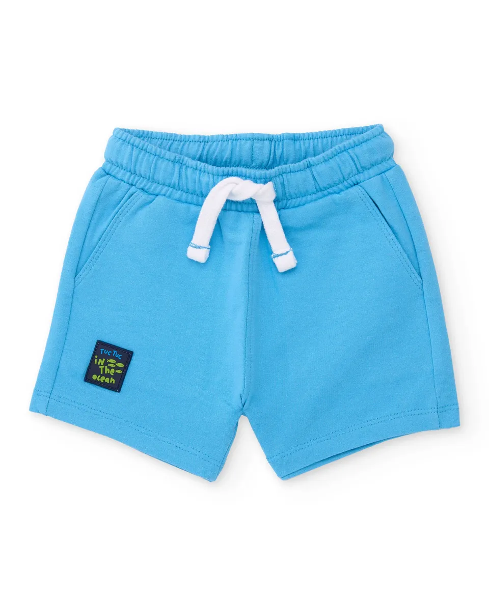 Tuc Tuc Bermuda Bimbo Azzurro tasche elasticizzato