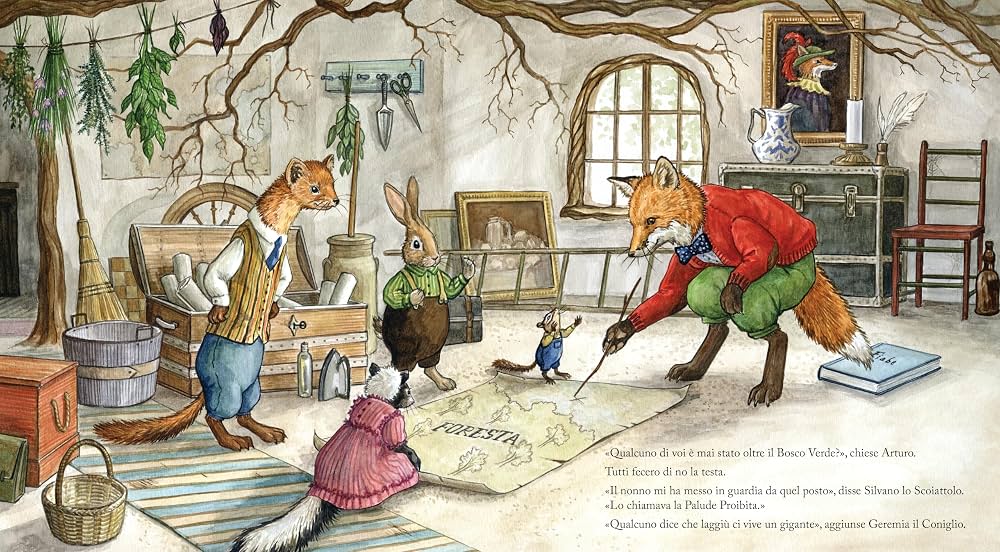 Il Castoro Arturo la volpe e il gigante libro cartonato