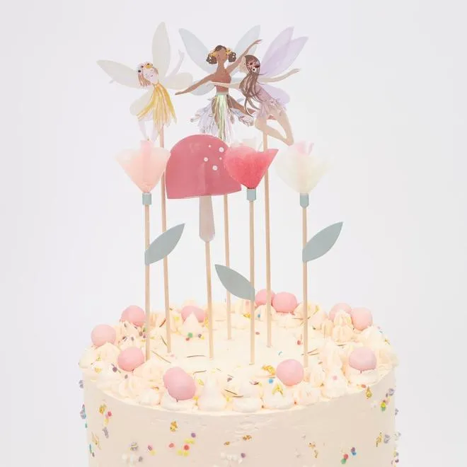 Meri Meri Fairy topper cupcake torta 7 pezzi