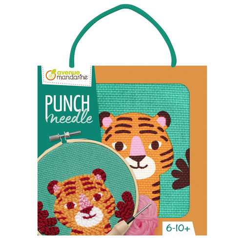 Avenue Mandarine Tigre set ricamo punch needle 13 cm