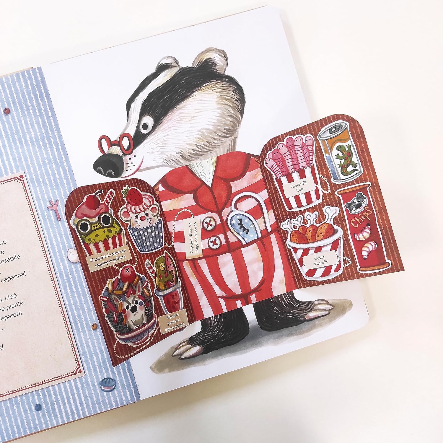 La Margherita Indovina cosa mangio libro con alette 3-6 anni