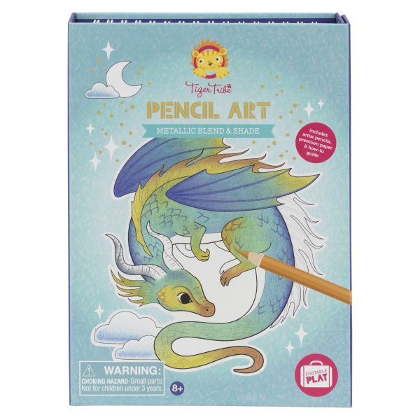 Tiger Tribe Pencil Art Metallic Blend set disegno 20 colori