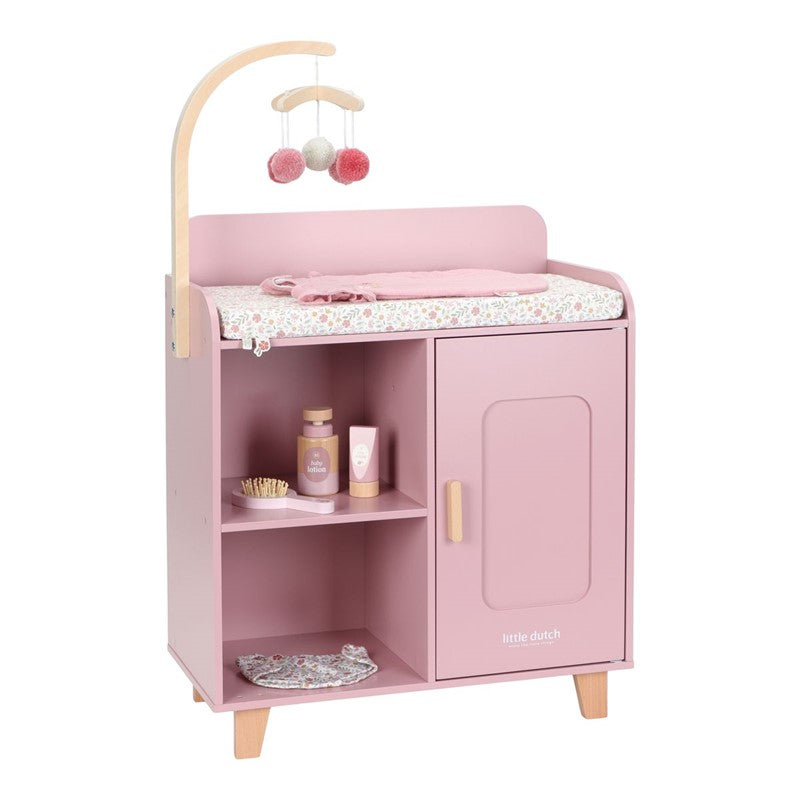 Little Dutch fasciatoio bambole armadio legno con accessori